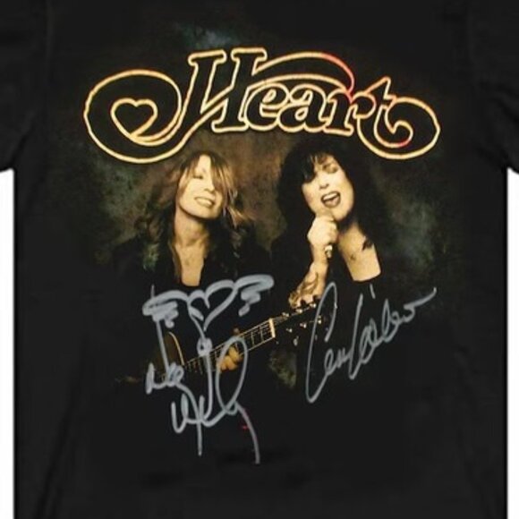 Heart Music Band Unisex T Shirt Classic Rock Vintage Style Tee - Picture 2 of 5